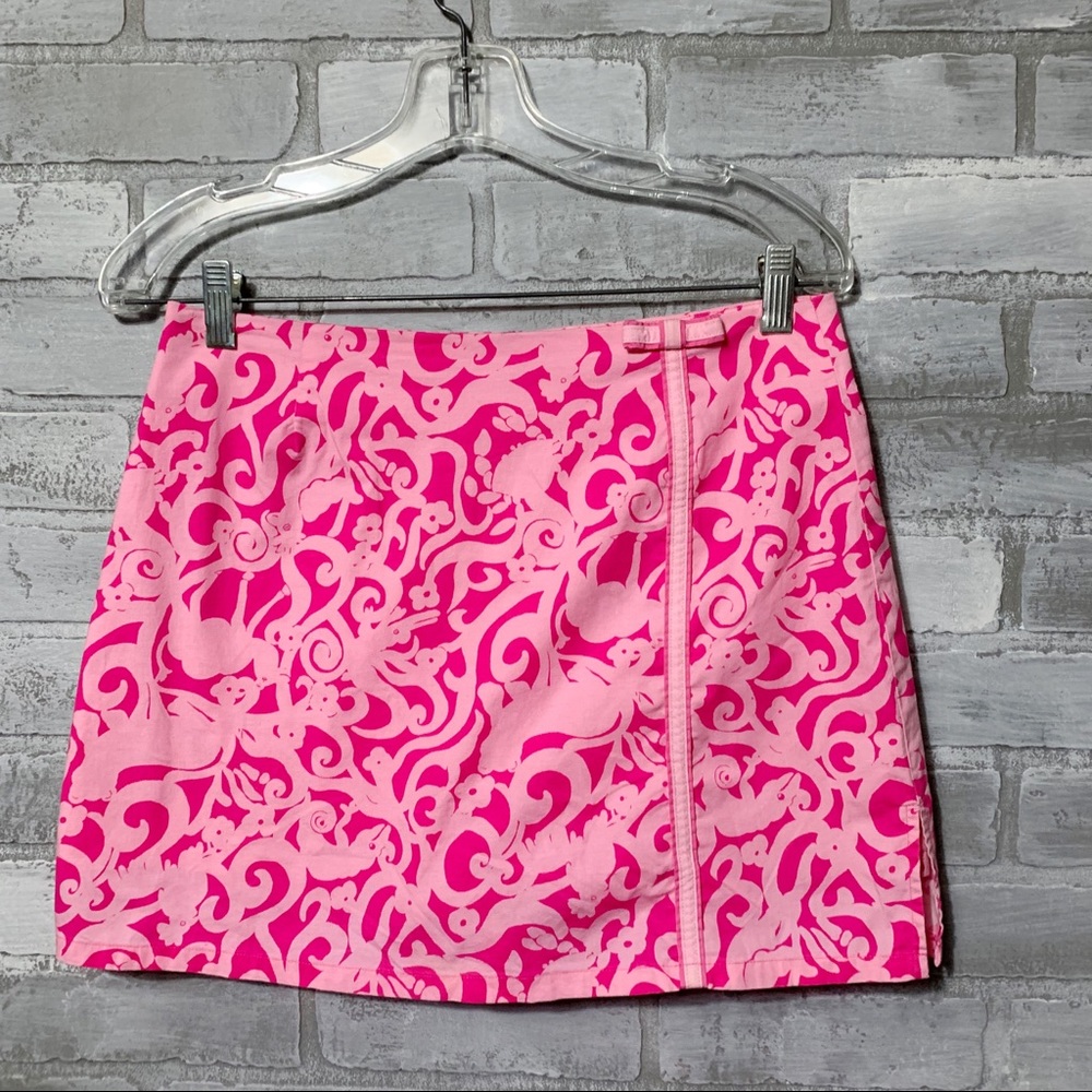 VINTAGE Lily Pulitzer | Jungle print pink Skort  Y2K